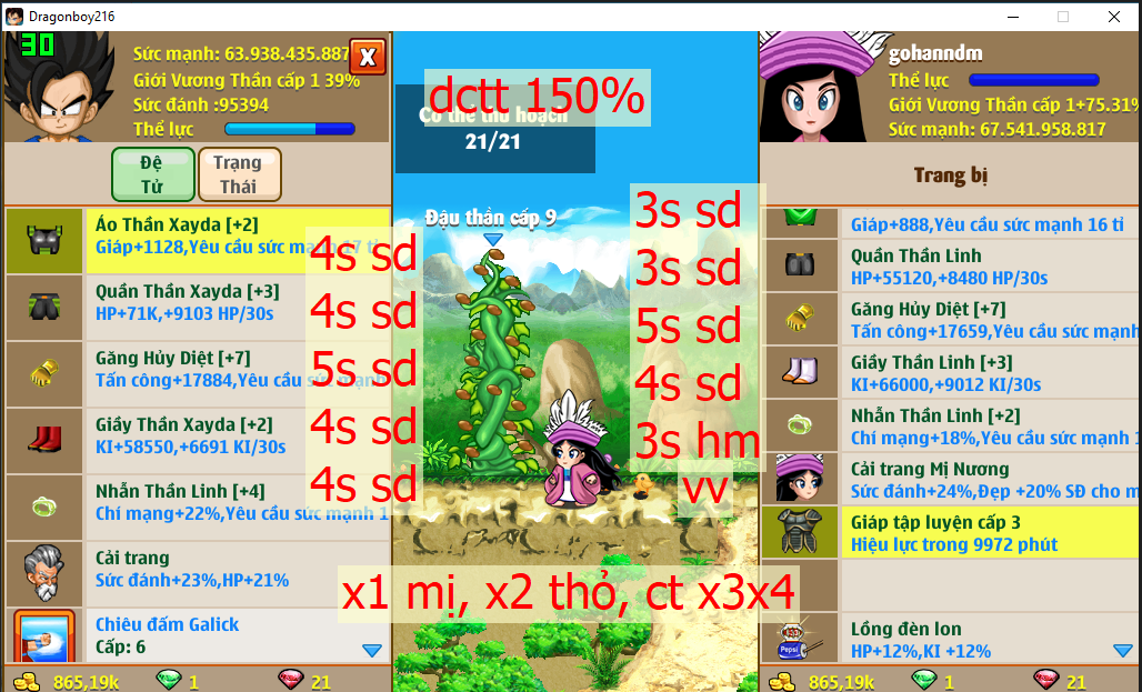 [Đã Bán]Ms 4396 (treo thuê) (xác ko đồ) – Trái đất 67ti dt 63ti9, dctt 150%, x1 mị vv, x2 thỏ, ct x3x4, lồng đèn, x2 găng hd c7 5s, áo quần hd 3s, gậy quy lão 5% sd, pet mèo, …. skill full 77777777