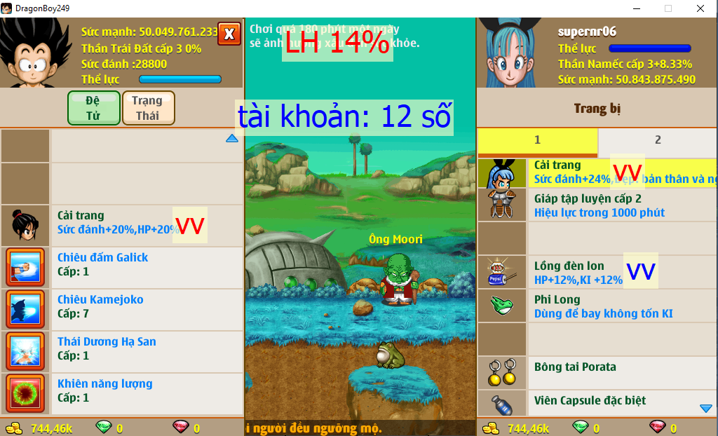 Ms 6655 (tk 12 số) – Nameck 50ti dt 50ti, LH 14%, x1 thỏ. ct chichi, frost3, bb, vh, apk 20, giáp c2, csdb